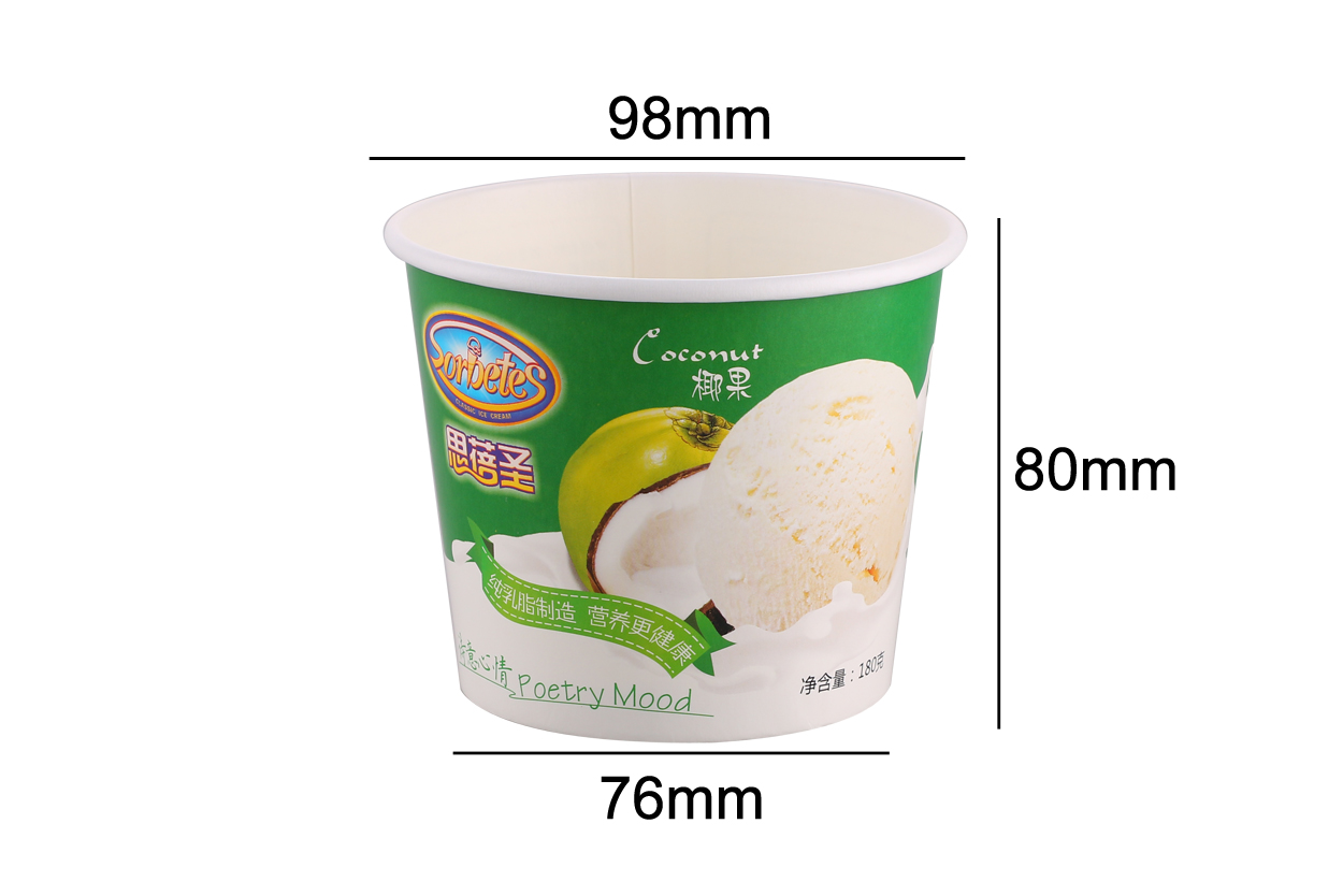 Mangkuk es krim ukuran 12 oz