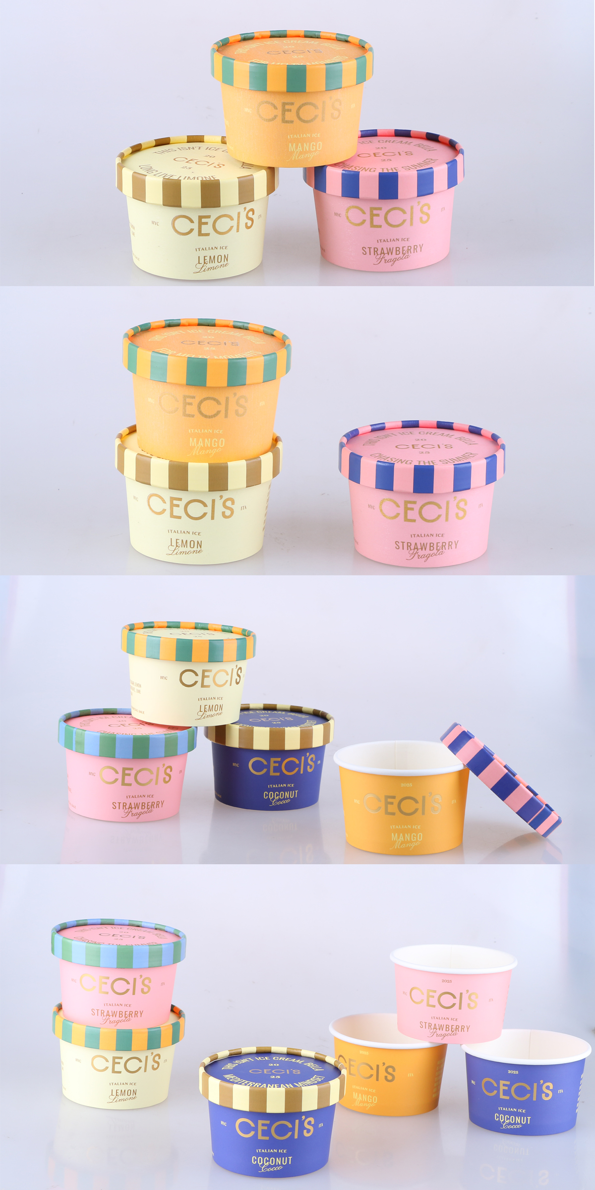200ml ice cream paper bowl- Real shot