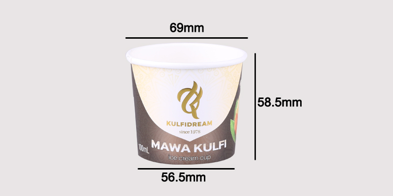 4oz ice cream cup--size