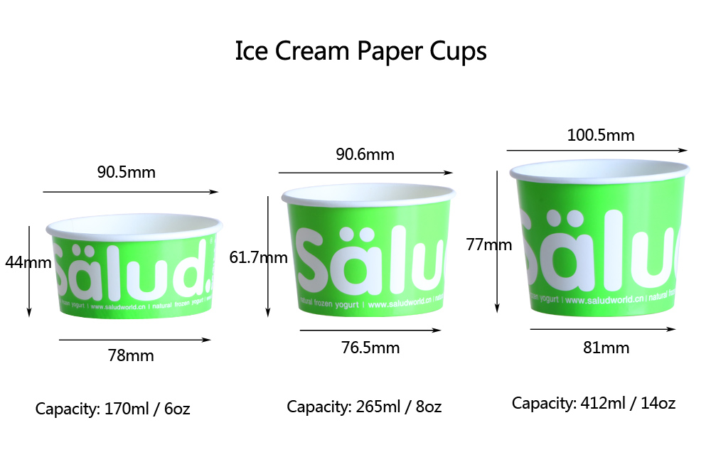6oz frozen yogurt cup--size