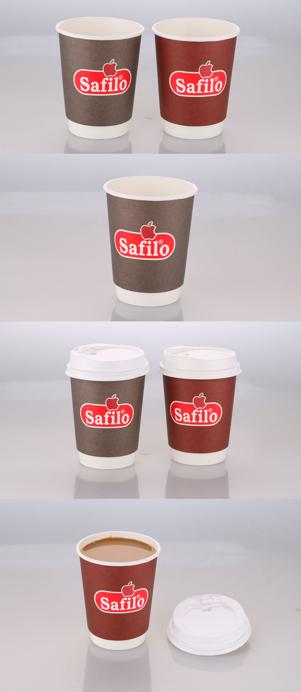 8oz double wall paper cup--Real shot