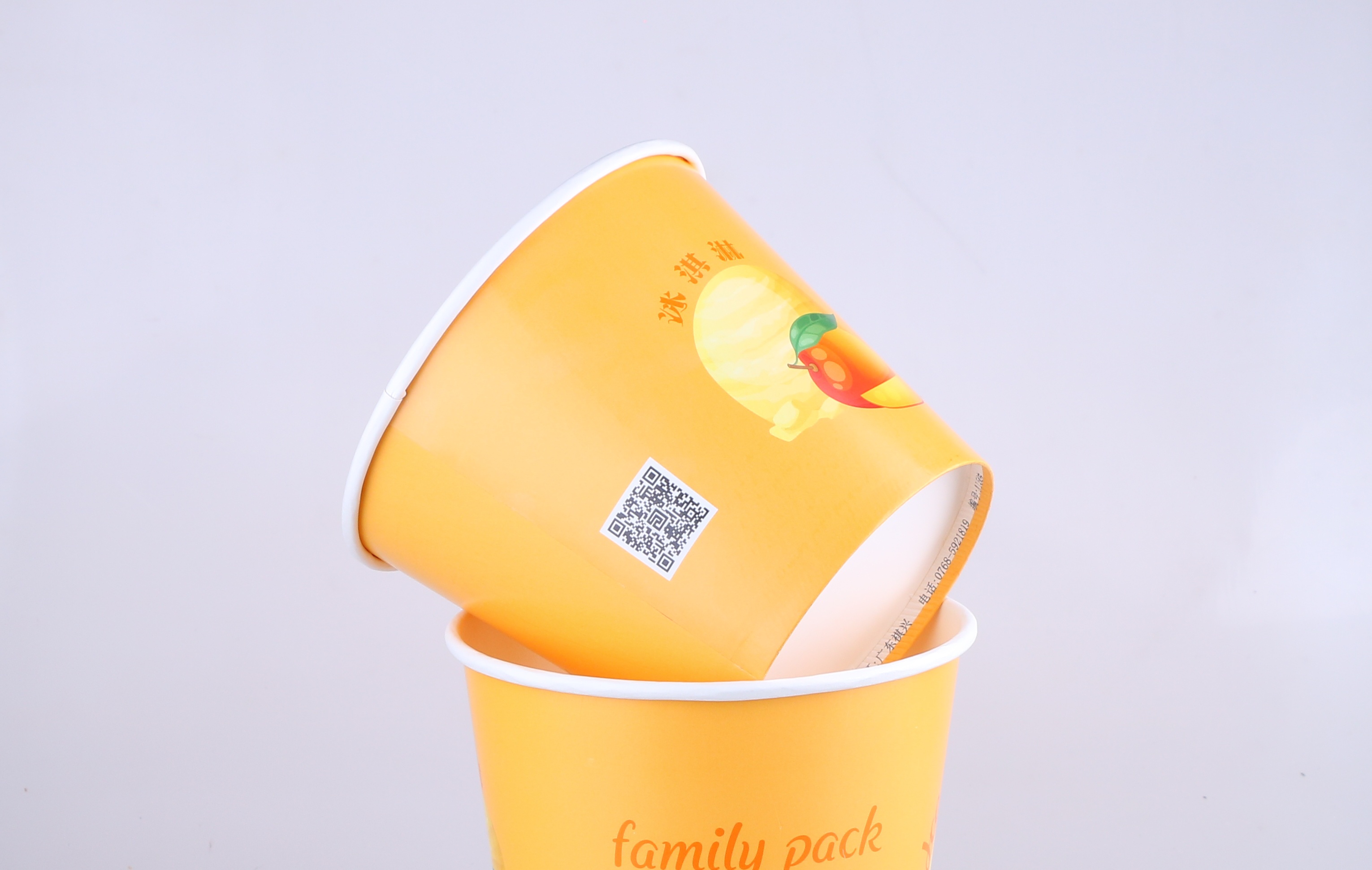 Large capacity ice cream paper bowl-details 2