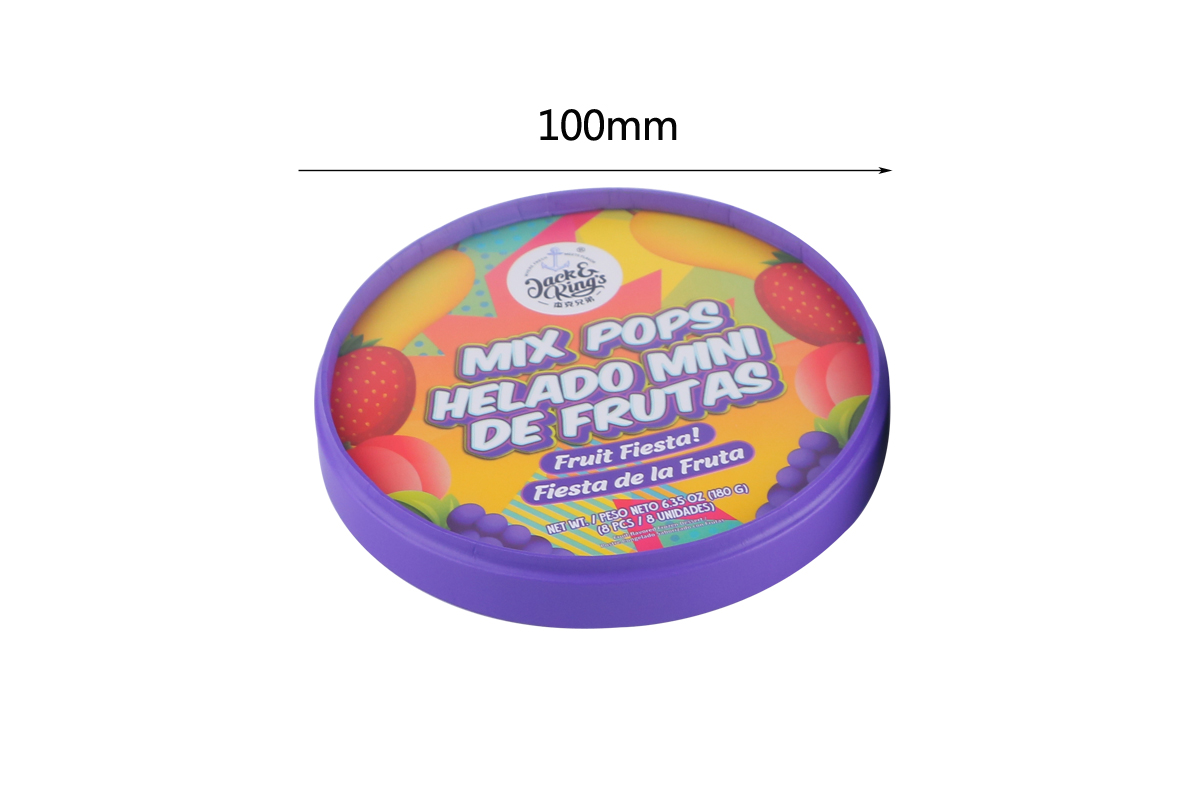 Stackable paper lid-size